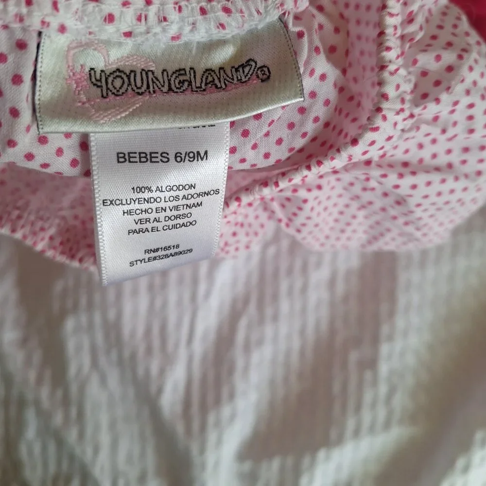 youngland 2 piece dress 6 to 9 months